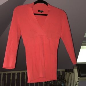 Pink 3/4 sleeve shirt