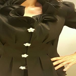 EUC GORGEOUS  Cocktail Top Black