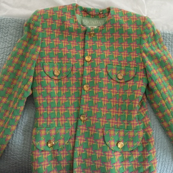Escada Jackets & Coats - Escada by Margetha Ley Blazer/Jacket Escada Jackets & Coats - Escada by Margetha Ley Blazer/Jacket