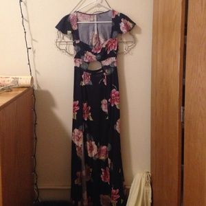 Floral maxi dress