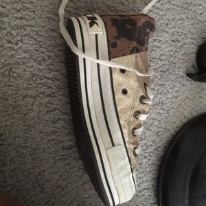 Gold & Cheetah Print Rock Candy PlatForm