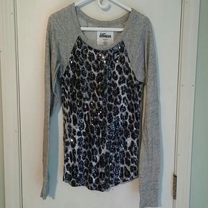Express embellished sweatshirt