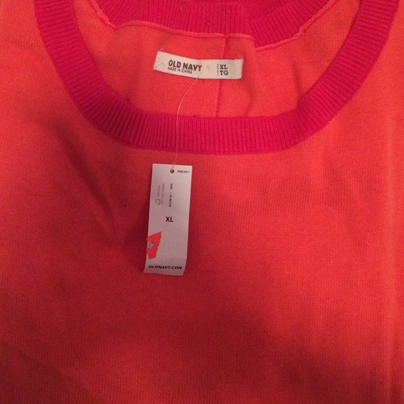 SOLD-LAST CHANCE⚡️HP 🎉 Pink & Orange Sweater - Picture 2 of 4