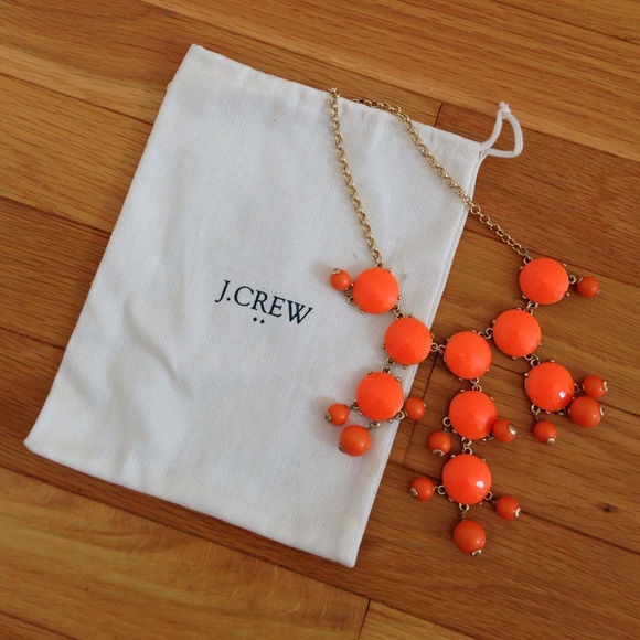 J-crew Tangerine bauble necklace