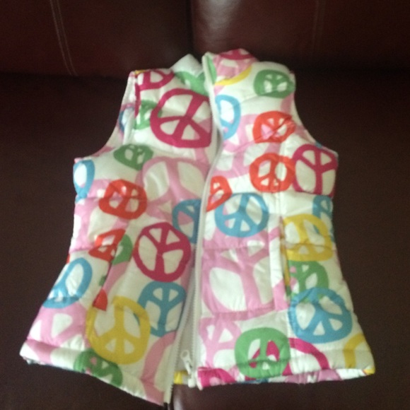 Peace sign vest