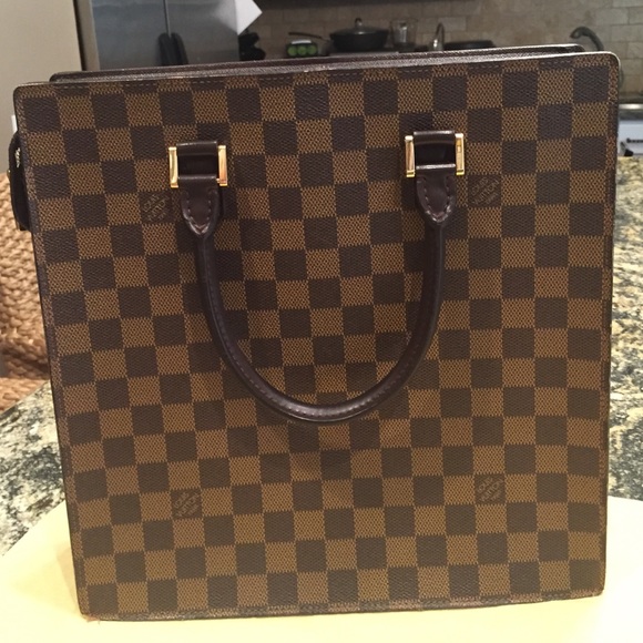Louis Vuitton Damier Ebene Canvas Venice Sac Plat - Picture 3 of 4