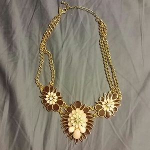 Plum, Pink and Gold Necklace