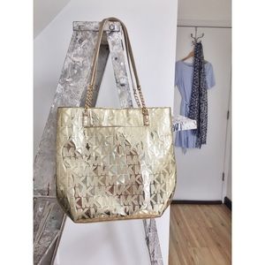 Metallic Gold Michael Kors Tote