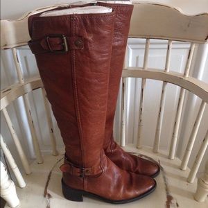 Tall Cognac Boots