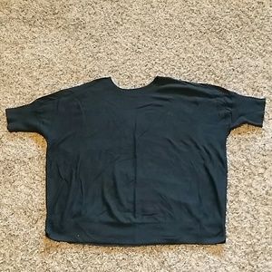 Black dolman 3/4 sleeve sweater