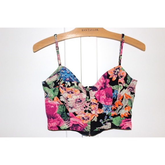 F21 Colorful Crop Top