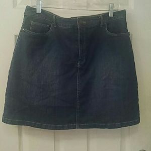 Denim Skort