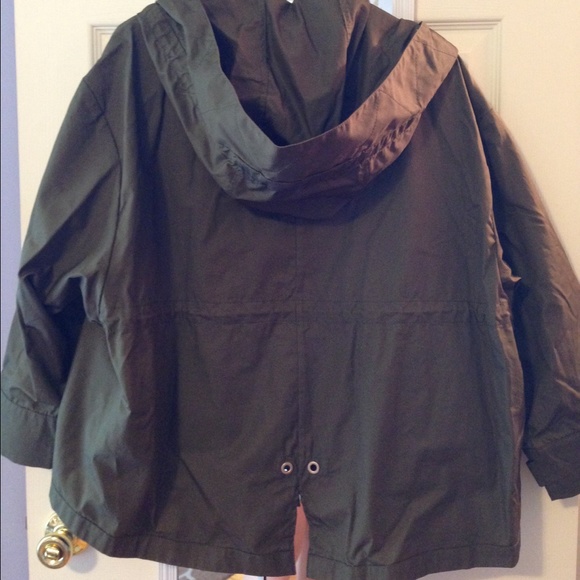 Brand New ZARA Short Hooded Parka Cape Coat - Picture 4 of 4