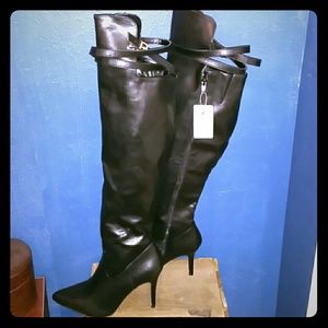 Altuzarra OTK Over the Knee tall black boots