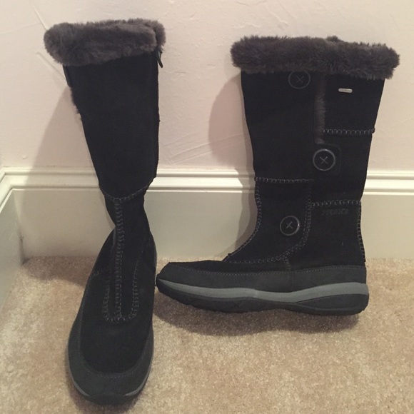 Tecnidry Black Snow Boots