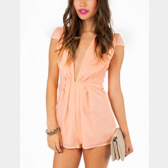 Light orange romper from Tobi!