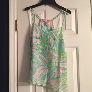 Lilly Pulitzer Dusk Racer Back Tank Top