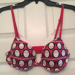 Adorable penguin print bra!