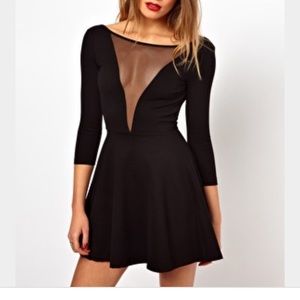 American apparel black dress