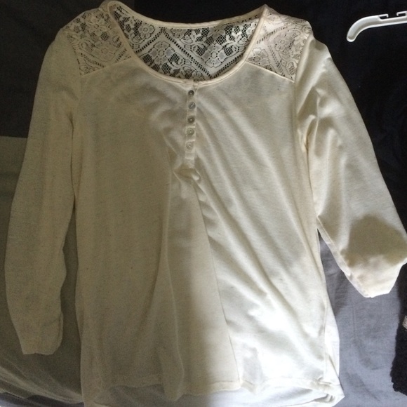 Cream thin top