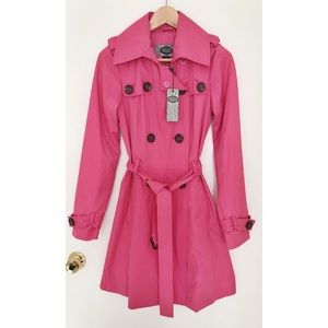 Pink Trench Coat