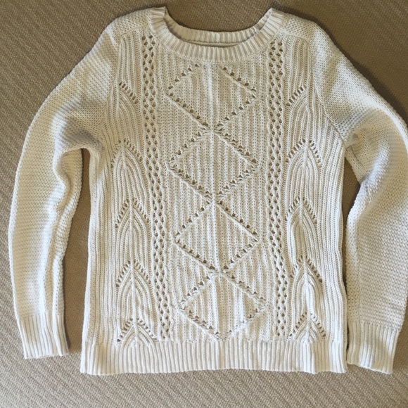 SALE! Cream-colored Knit Sweater