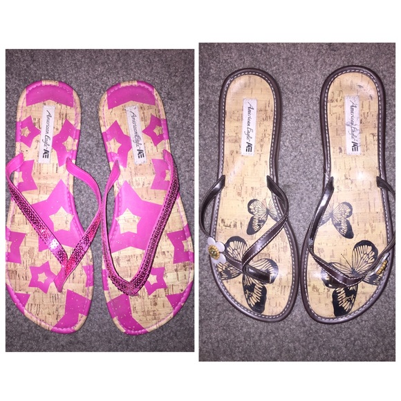 🚨GREAT DEAL🚨 Very cute American Eagle flip-flops