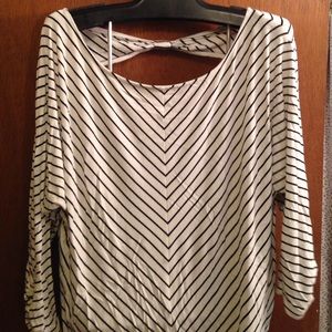 WHBM open back tunic