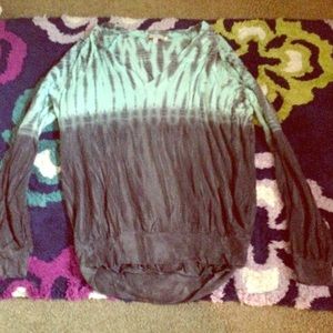 Tie dye long sleeve top