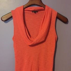 Arden B Coral Cowl neck shirt