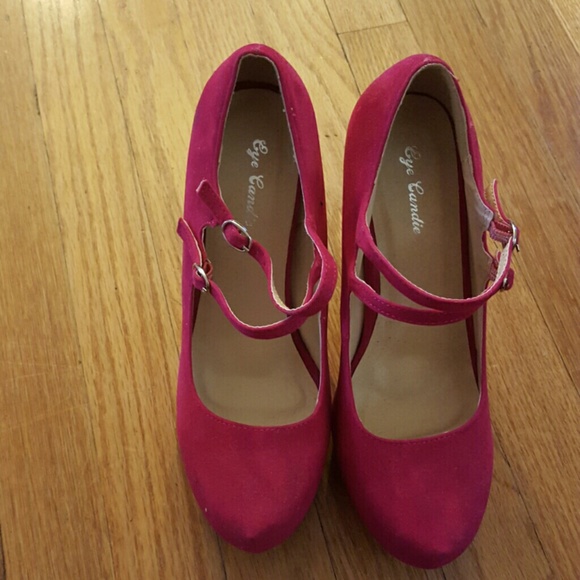 Sexy pink platform glitter Mary Jane's! - Picture 2 of 3