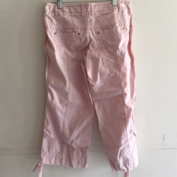 Dusty pink cropped pants - Picture 3 of 4