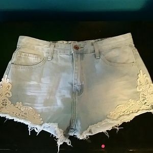 High wasted shorts