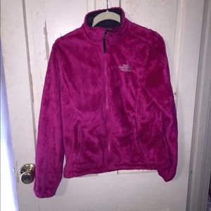 North face hot pink/ magenta jacket