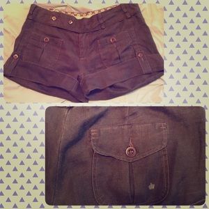 Linen shorts