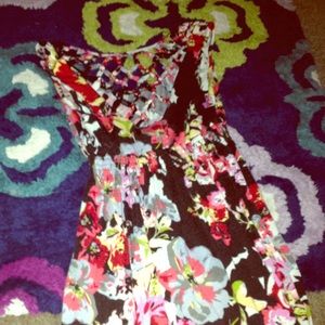 Flower short dress