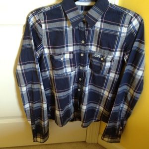 GH blue+pink button down