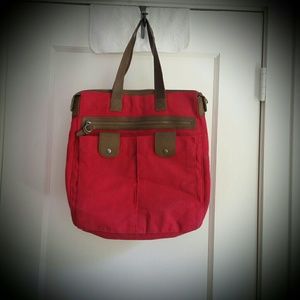 Zara red tote