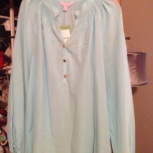 Lilly pulitzer nwt elsa blouse xl