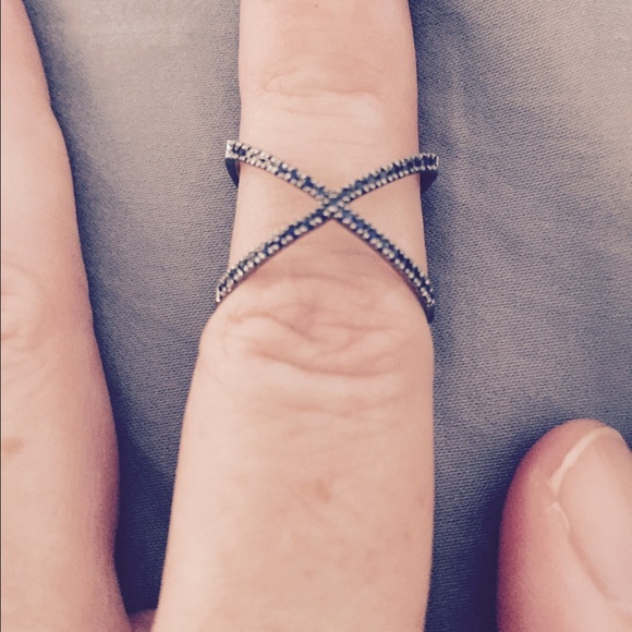 Sterling and Sapphire Ring