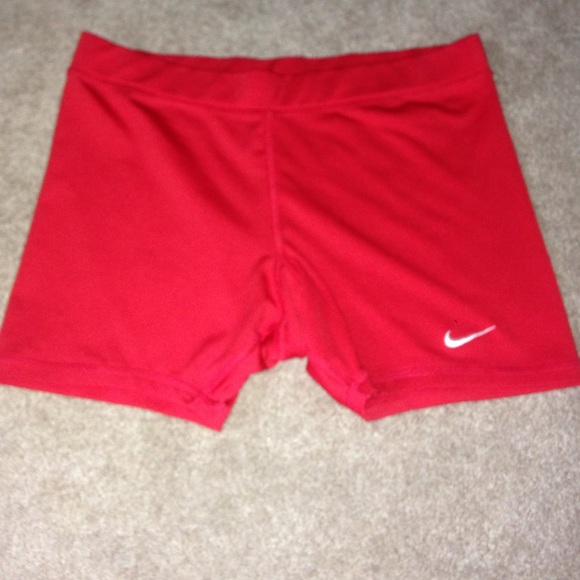 Red nike spandex
