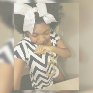 Gold Anchor Navy Blue n White Shirt💕