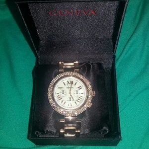 New Rose gold watch Geneva