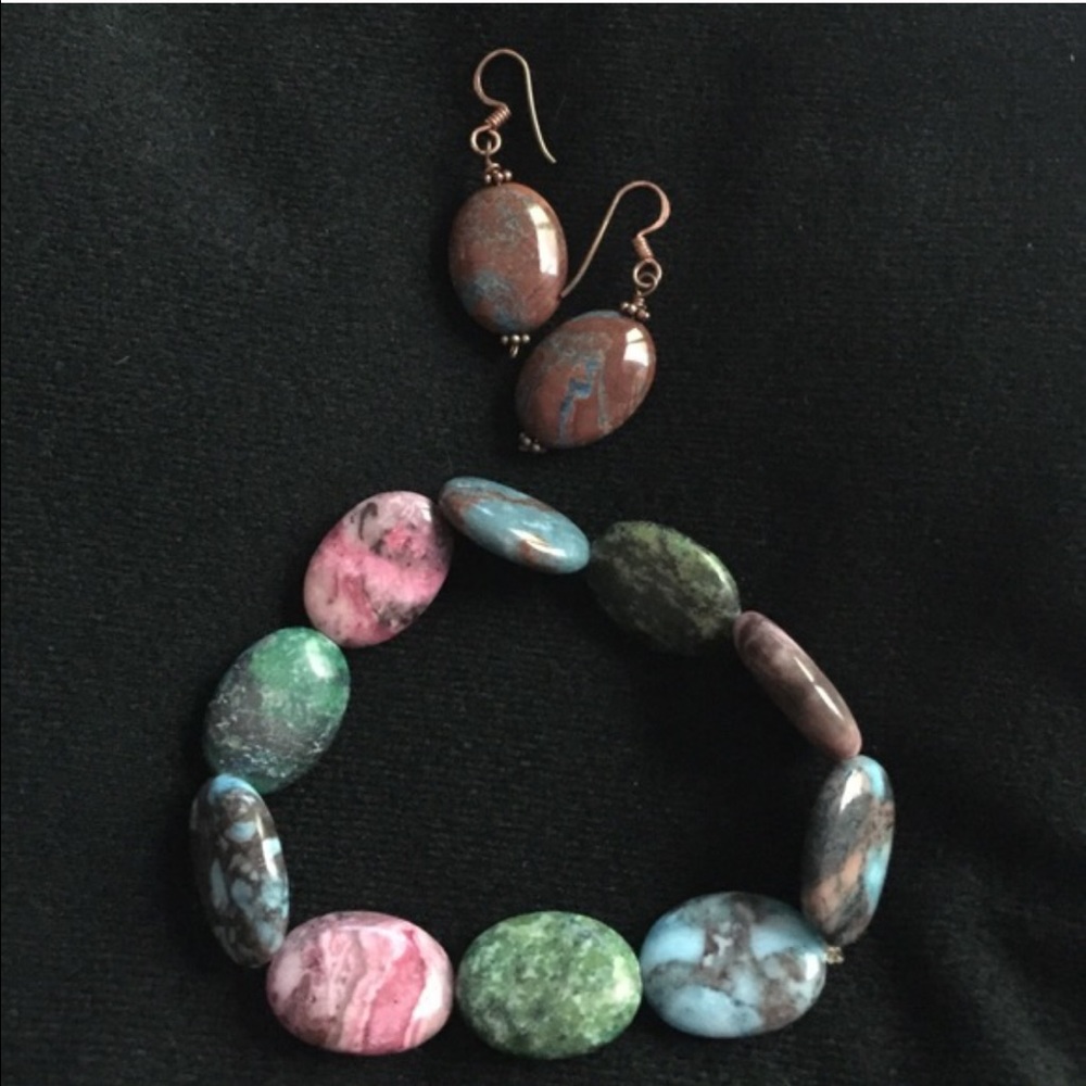 🖐🏽Handmade Semi-Precious Stone Bracelet - Picture 6 of 6