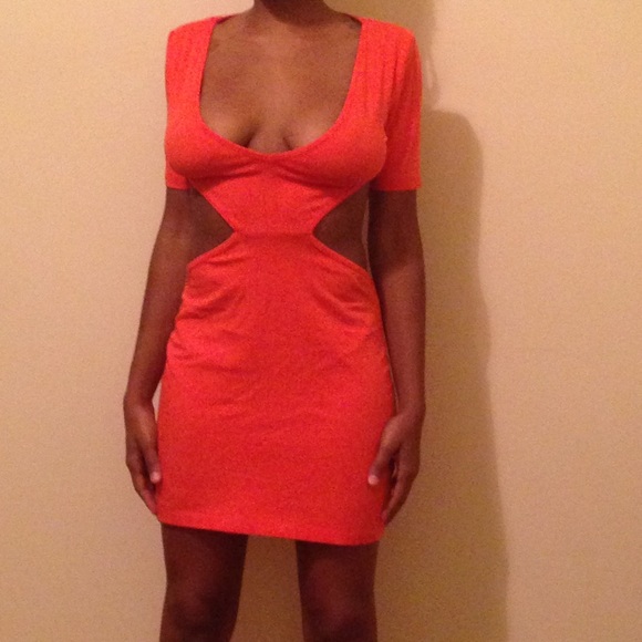 Akira side out stretch mini dress_