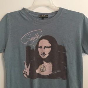Mona Lisa smile Lucky Brand tshirt