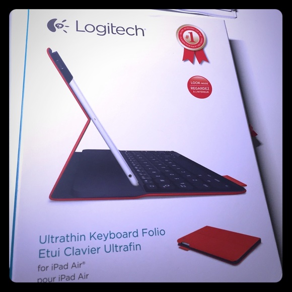 Logitech Keyboard Case For Apple® Ipad® Air (red)