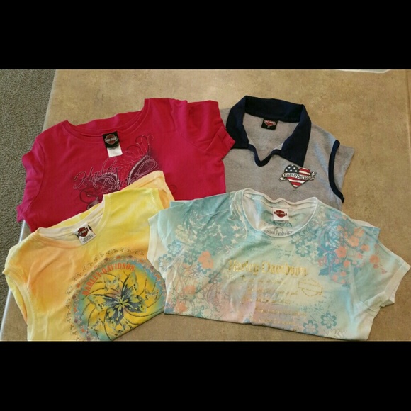 Harley Davidson  ~ 2 Shirts/ 2 Tank Tops