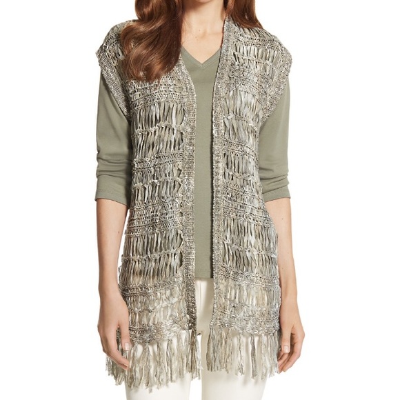 Chico's fringe vest