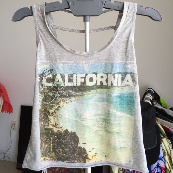 Open back CALIFORNIA top